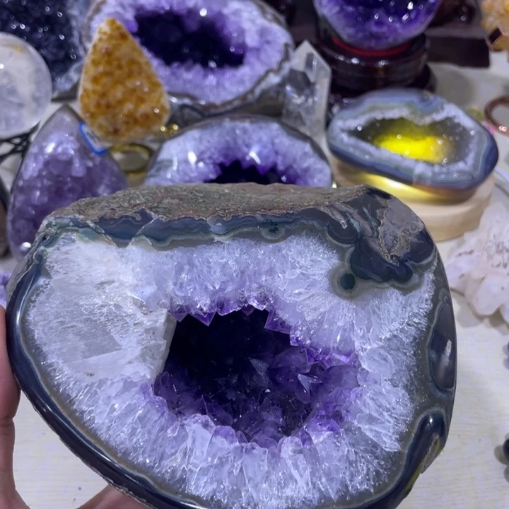 紫晶钱袋子未镶嵌