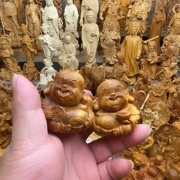 柏木（崖柏）弥勒佛