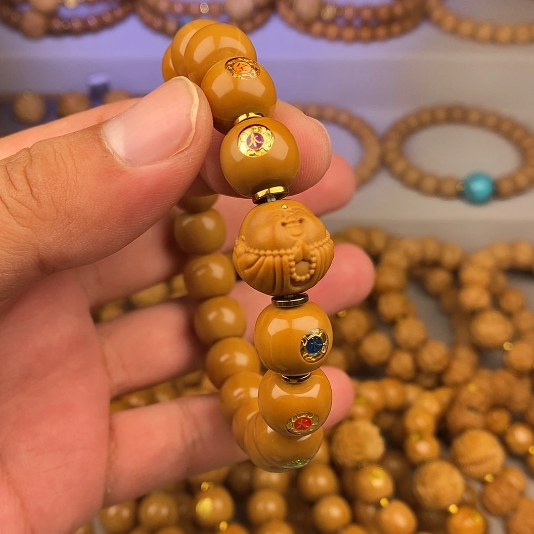 猴头核桃手串全品老型 小佛