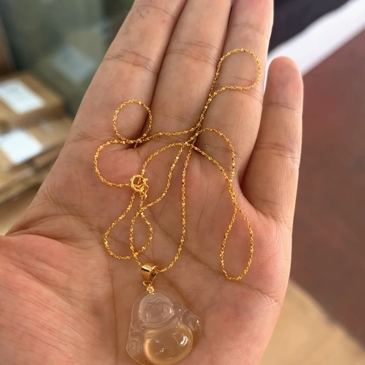 玛瑙/玉髓吊坠(赠链)银S925镶嵌