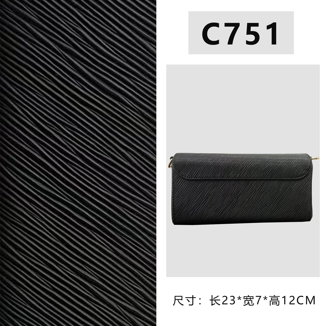 【C751】按编号拍无视主图（尺寸：23*7*12CM）新款黑色女包