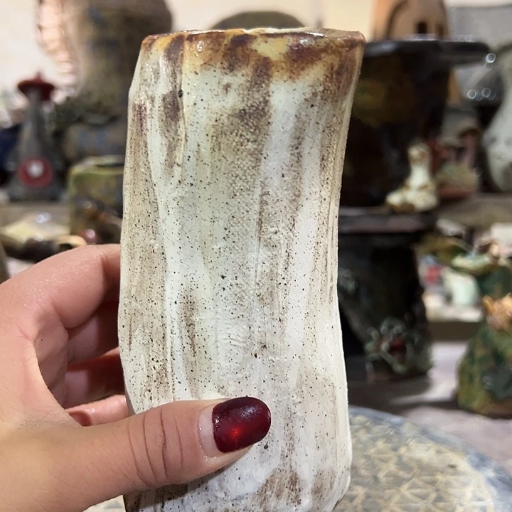 新店福利手工粗陶高温花盆