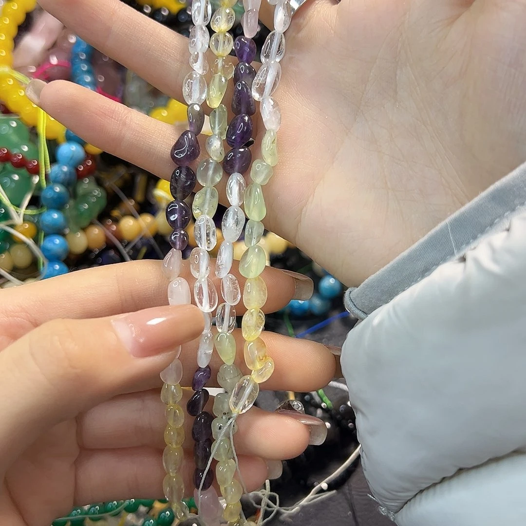 玛瑙/玉髓合金珠宝半成品多宝糖豆