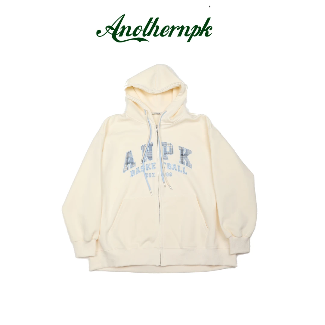 ANPK美式复古卫衣开衫A5F03H5674