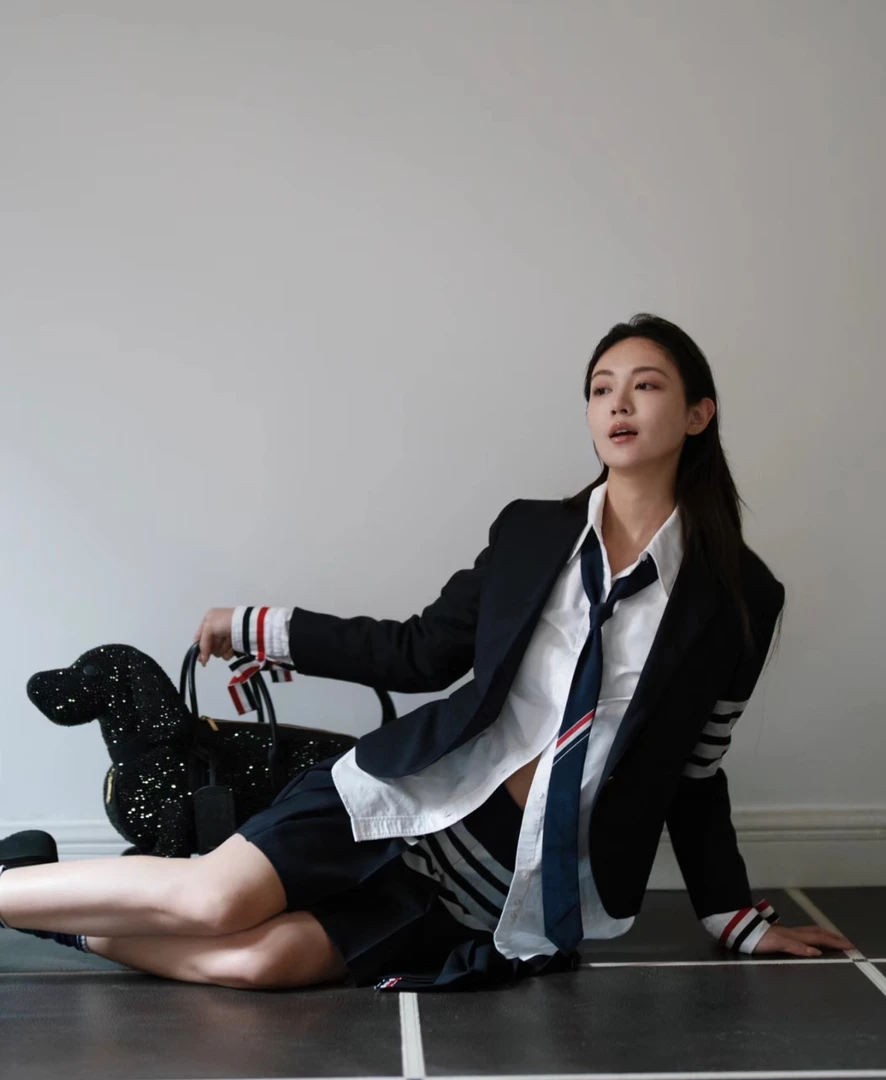 未使用 THOMBROWNE TB1417 四杠西装羊毛材质 42码 原价19100