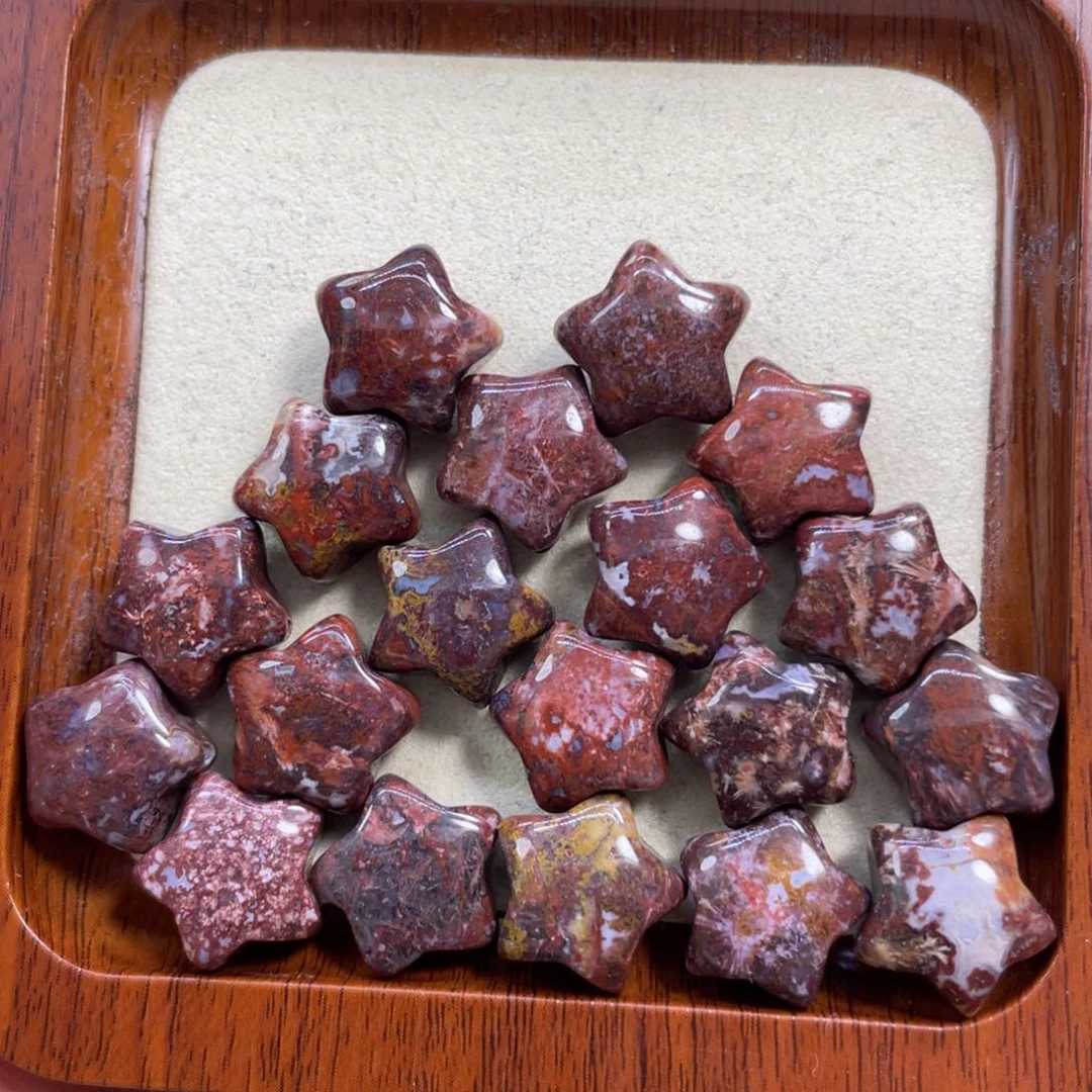 硅化玉未镶嵌颈饰星星10米1个