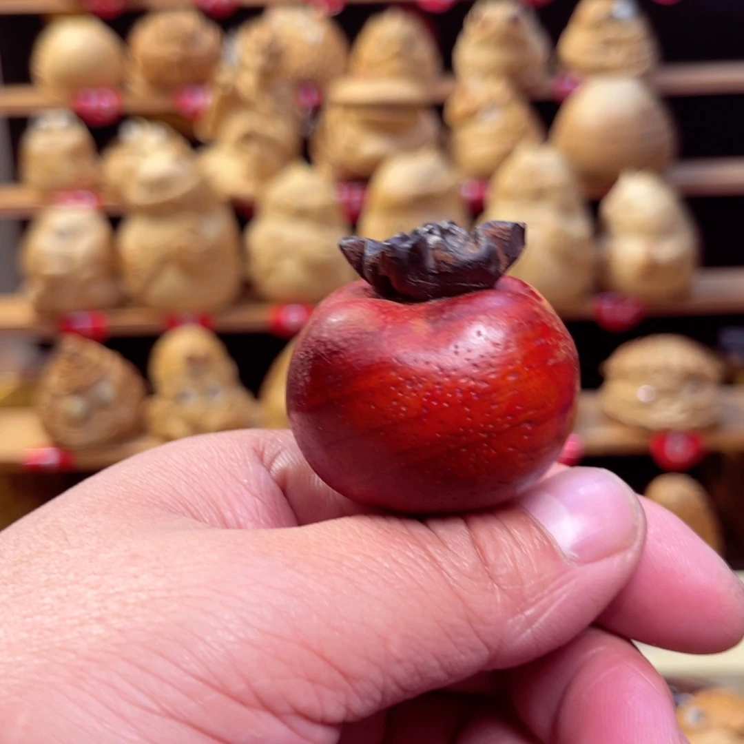 竹岁**声竹根雕金蟾手把件