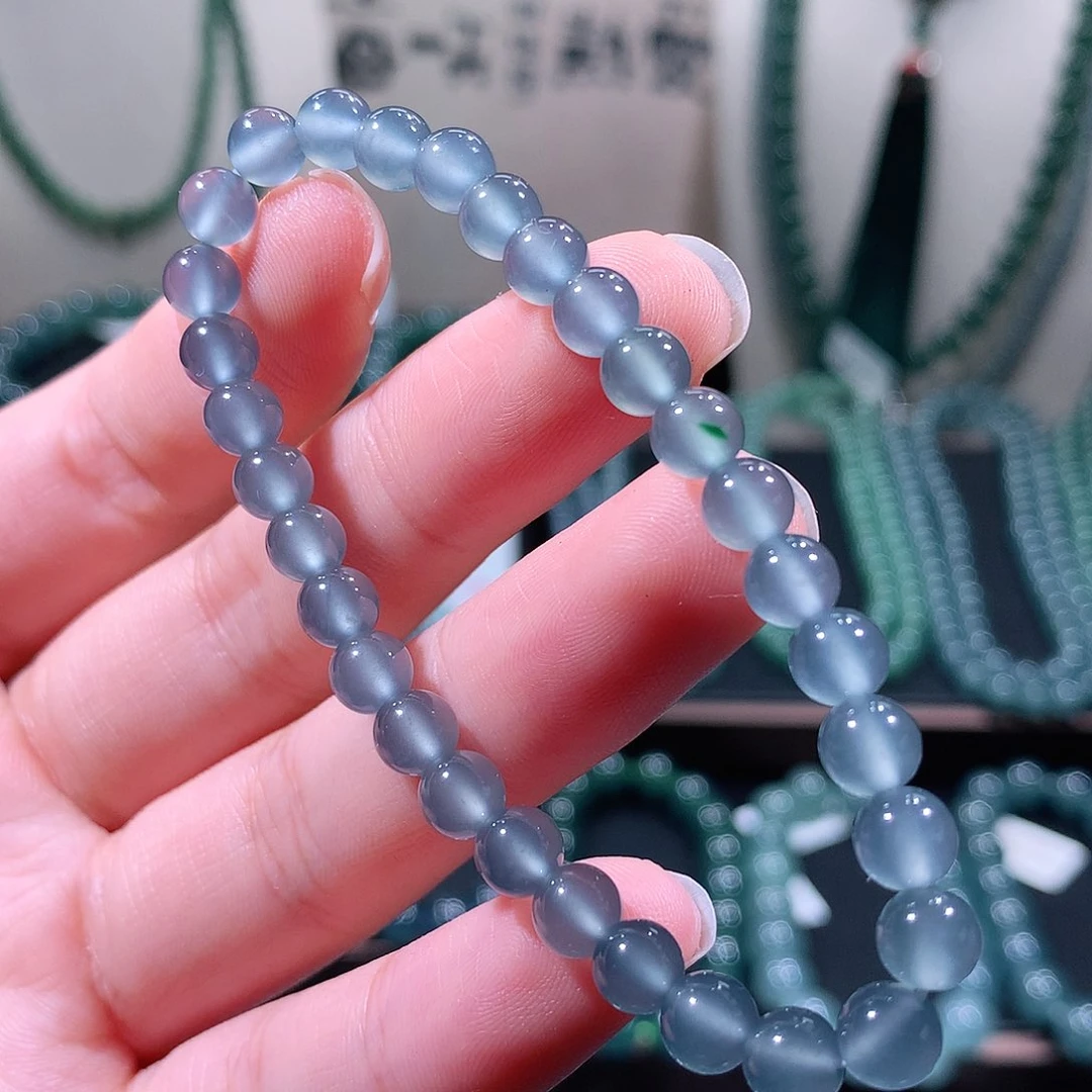未镶嵌手链翡翠天然a货翡翠手串6