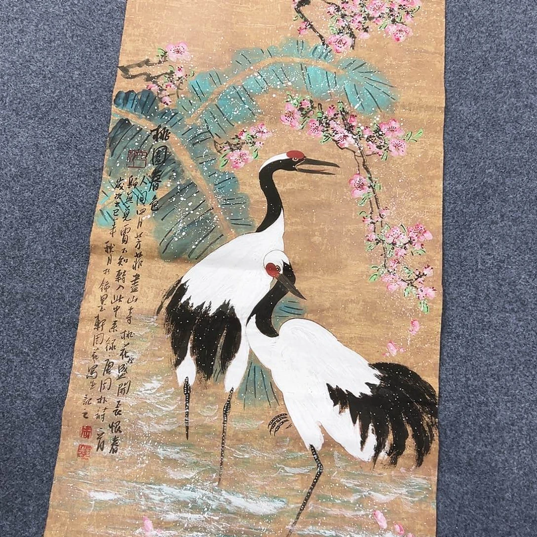 国画国画作品纯手绘制作品