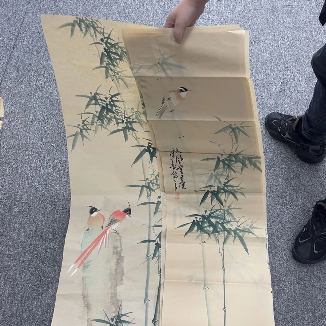 国画卖字画的小老板