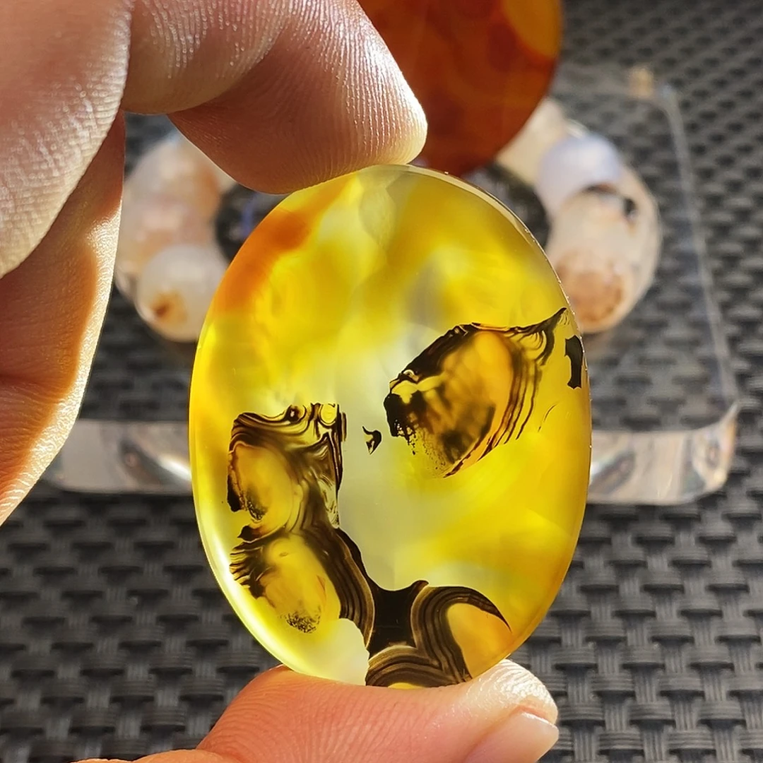 玛瑙/玉髓未镶嵌吊坠(不含链)36