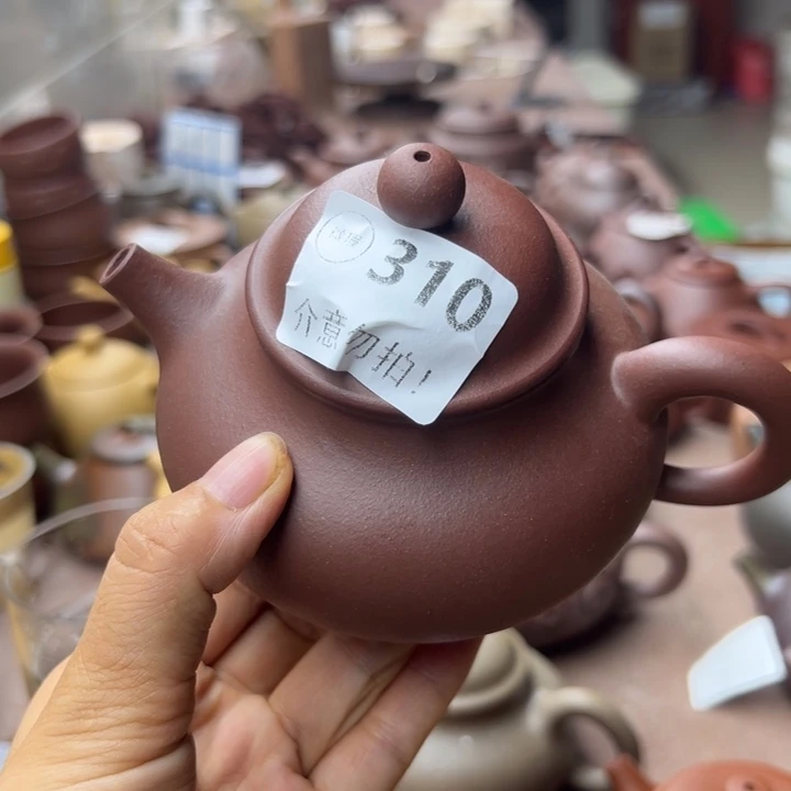 茶壶紫砂紫泥瑕疵270