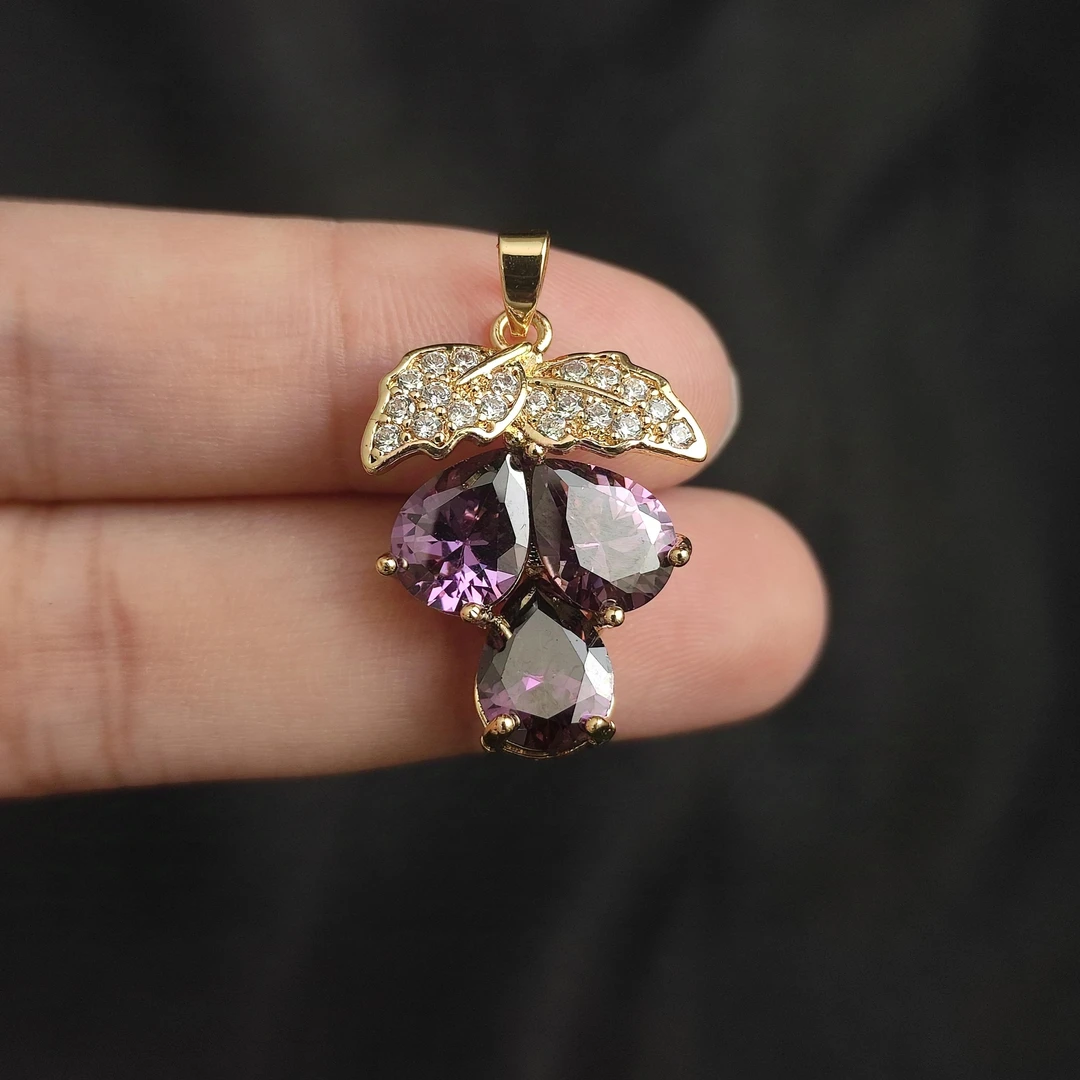 紫水晶葡萄吊坠赠礼盒(多样性发)不含链 I04-09