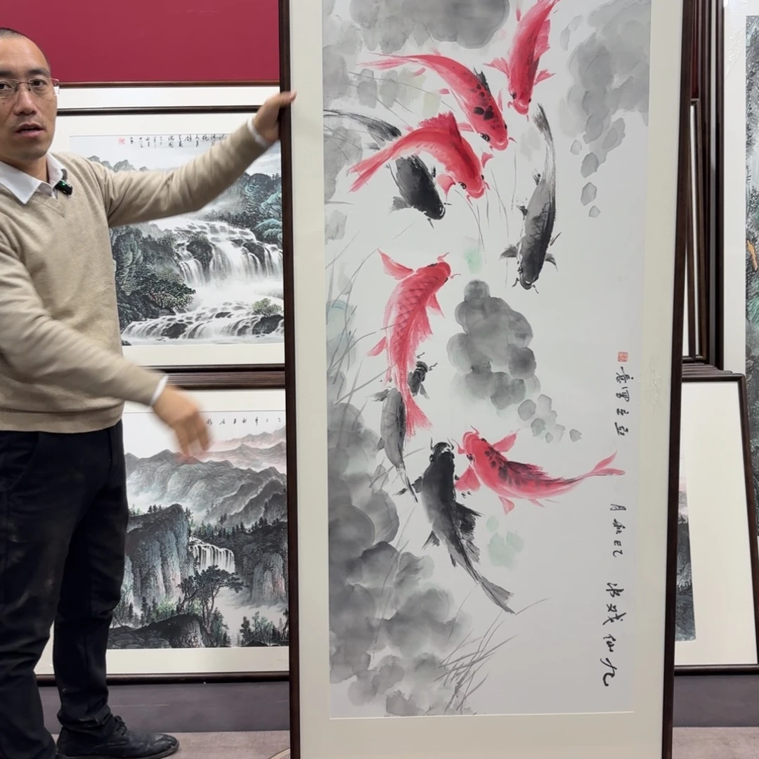 国画手绘作品210/80
