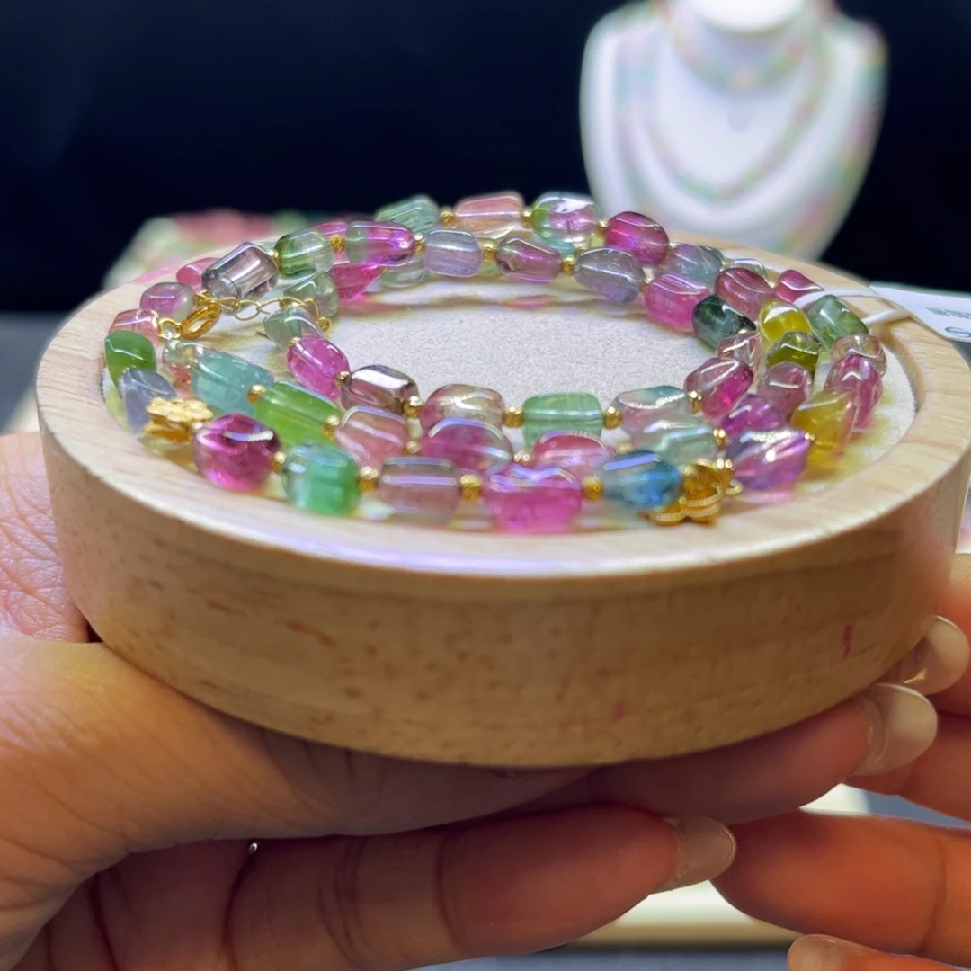 未镶嵌碧玺手链设计款