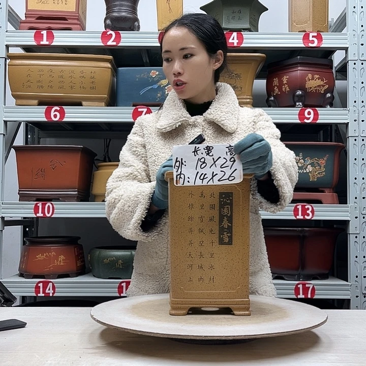 紫砂花盆紫砂花盆