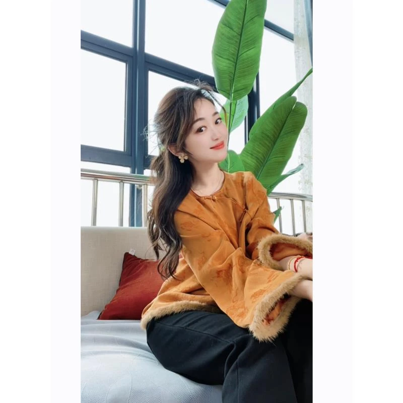 DY2073《璐璐推荐》必买高级款温婉风新中式上衣大气简约百搭