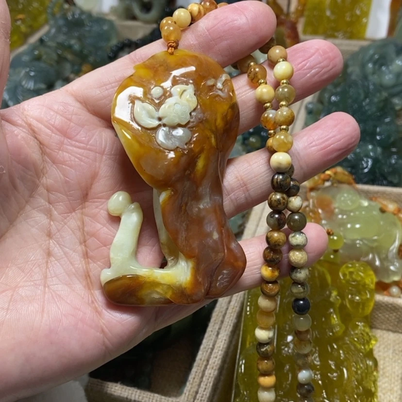 【闪购商品】未镶嵌蛇纹石玉颈饰