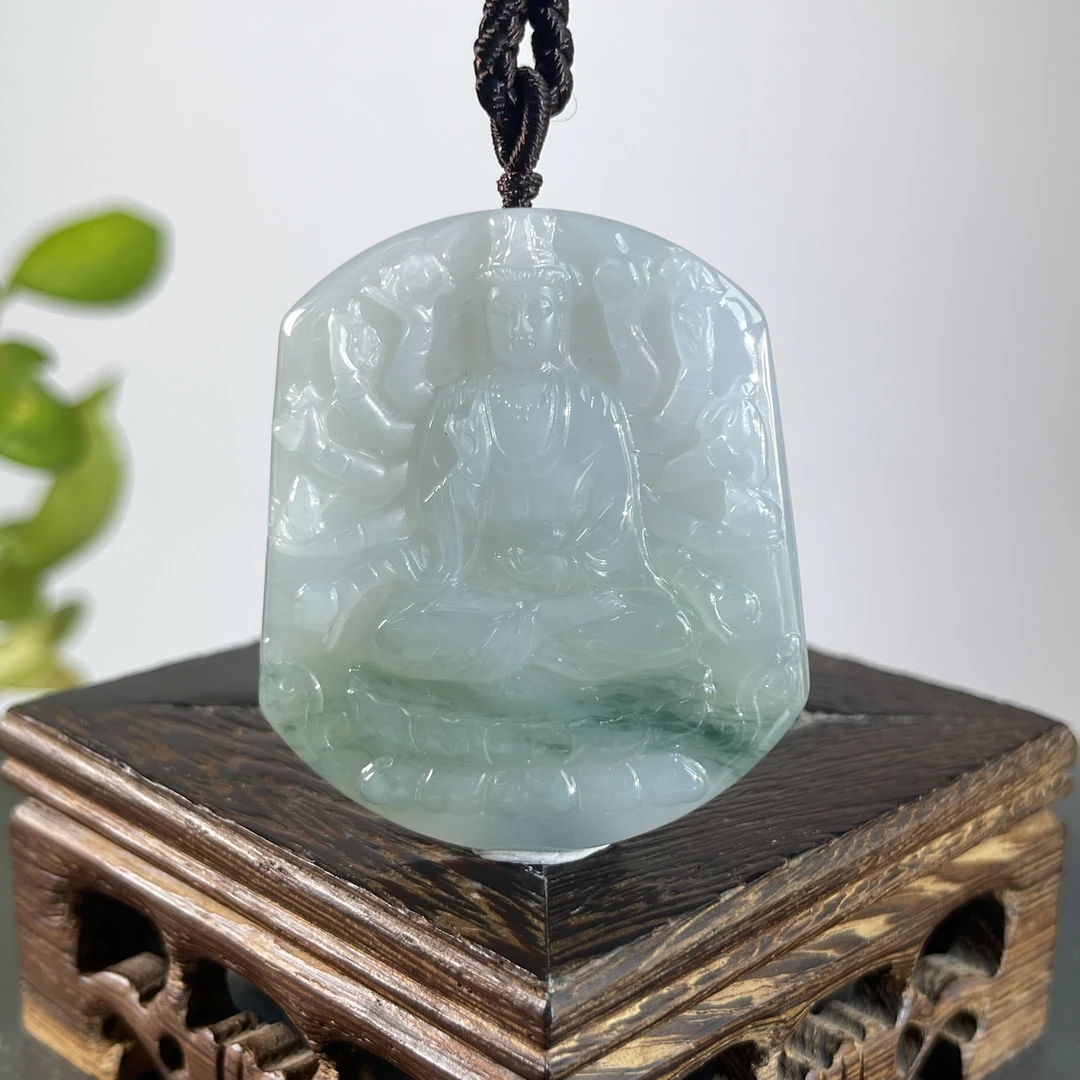 JTB24-114 天然翡翠缅甸A货 千手观音