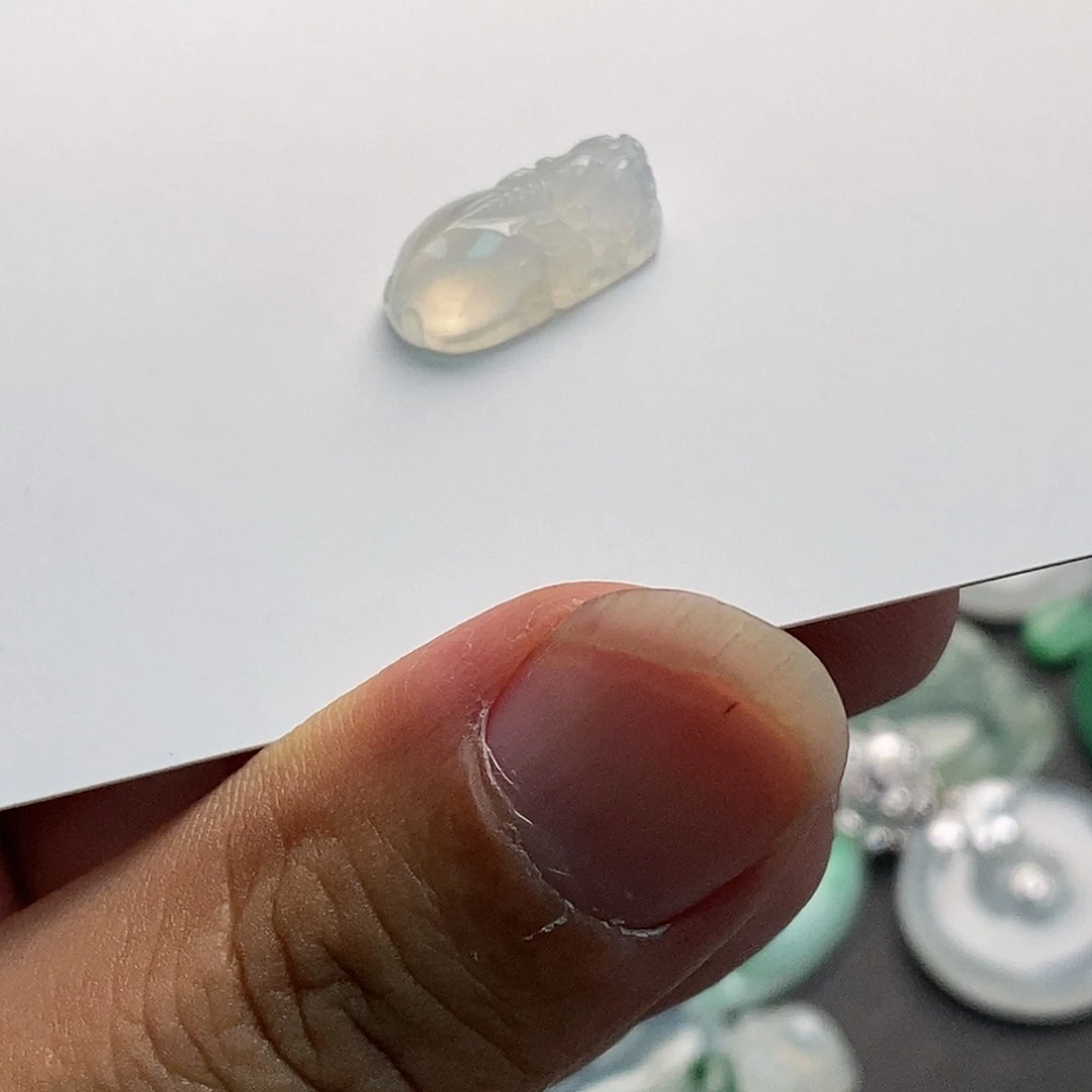 翡翠未镶嵌颈饰天然