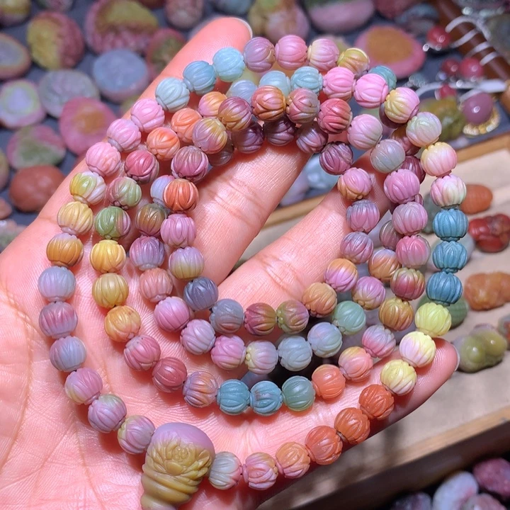 玛瑙/玉髓未镶嵌手链盐源玛瑙