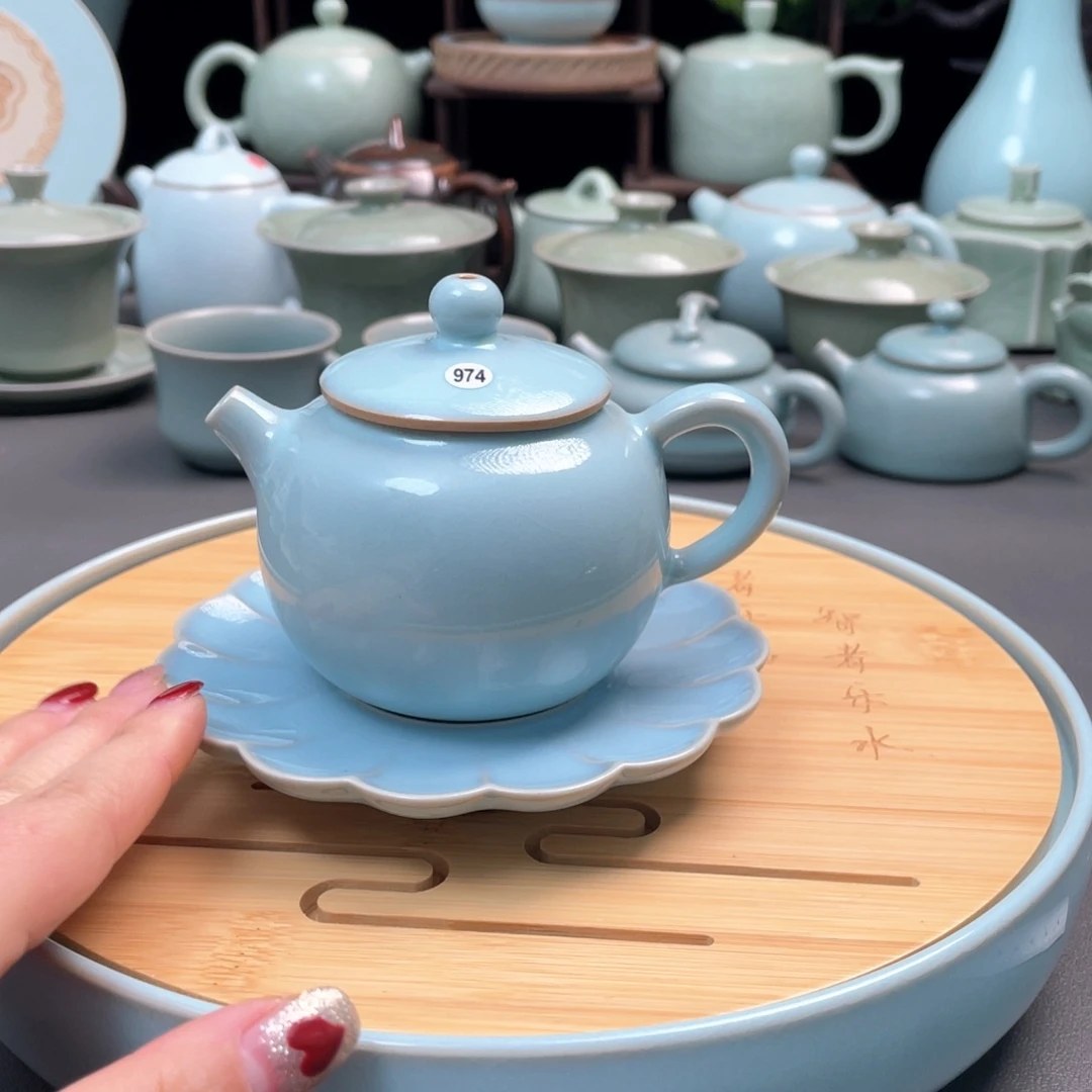 杯全手工支钉烧小苹果壶两件套微微瑕简包装