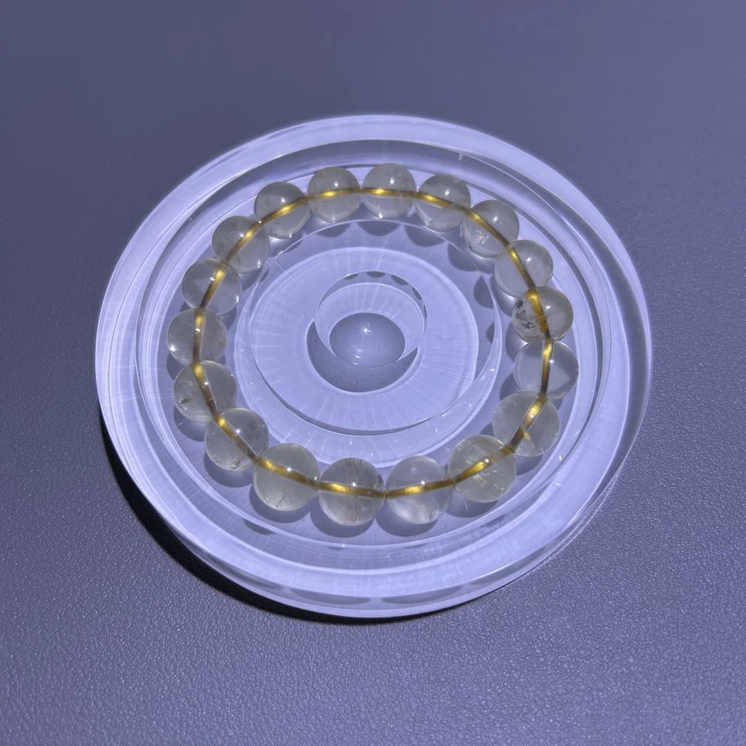 Y049，天然黄水晶手串手链，11mm，多样性发其一