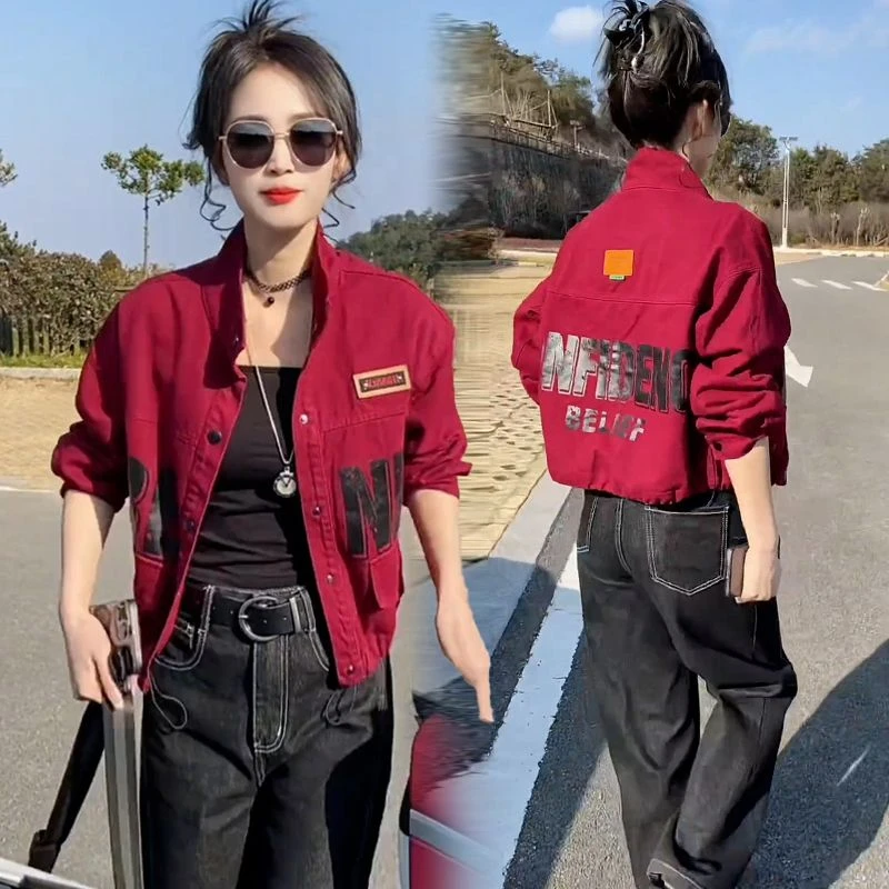 时尚独特短外套女士2025春季新款高级大方减龄小个子妈妈夹克上衣