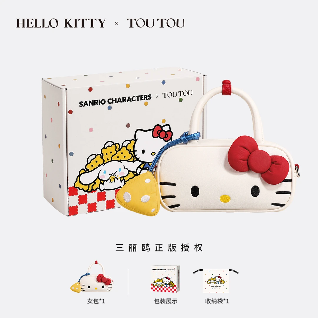 【生日礼物】TOUTOUhellokitty保龄球波士顿包凯蒂猫头kitty包包