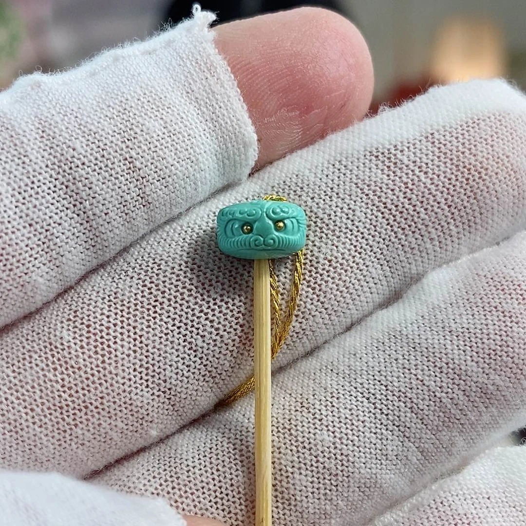 绿松石珠宝奇石未镶嵌