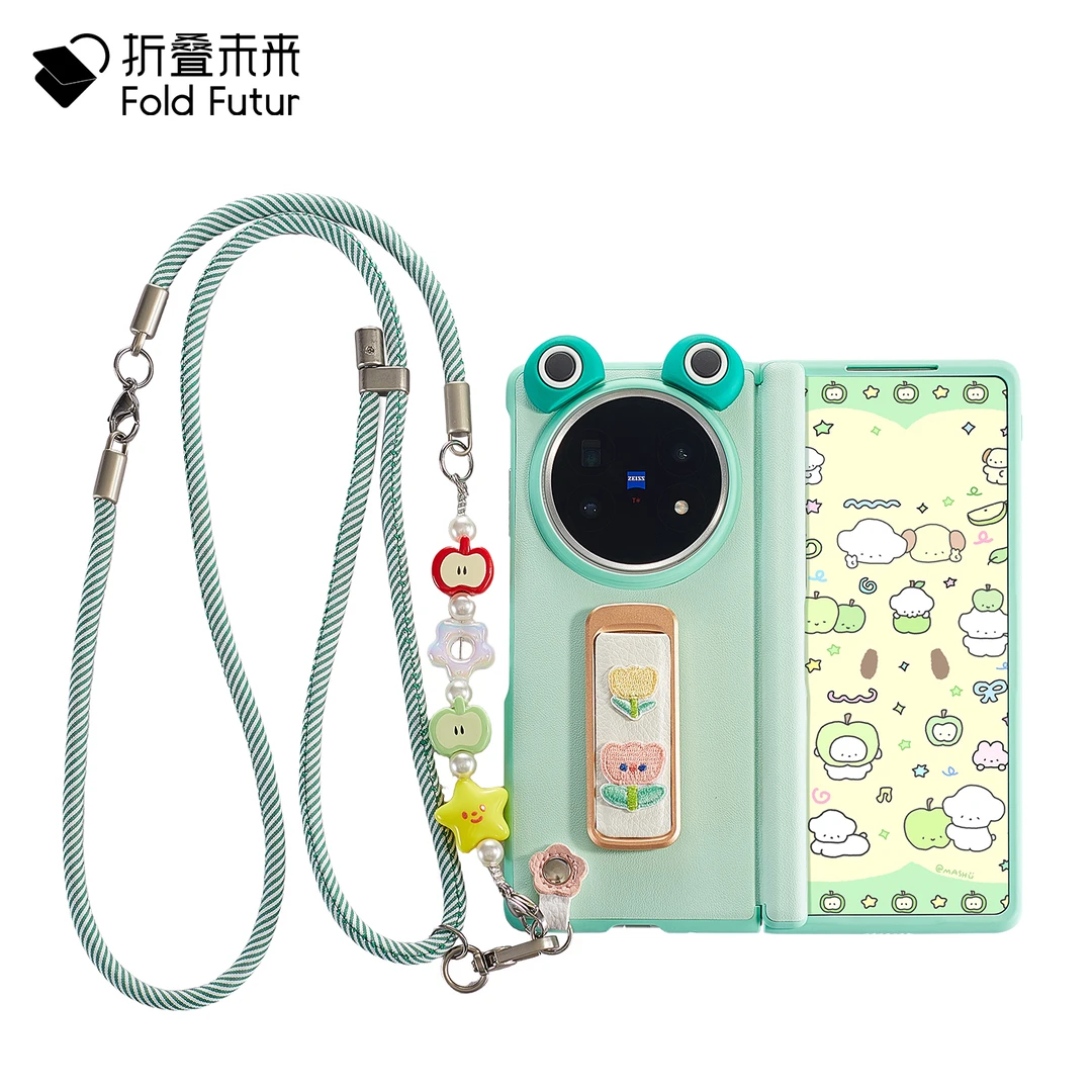 适用vivoXFold5手机壳荣耀V5三星ZFold7华为MateX3/X5/X6全包壳女