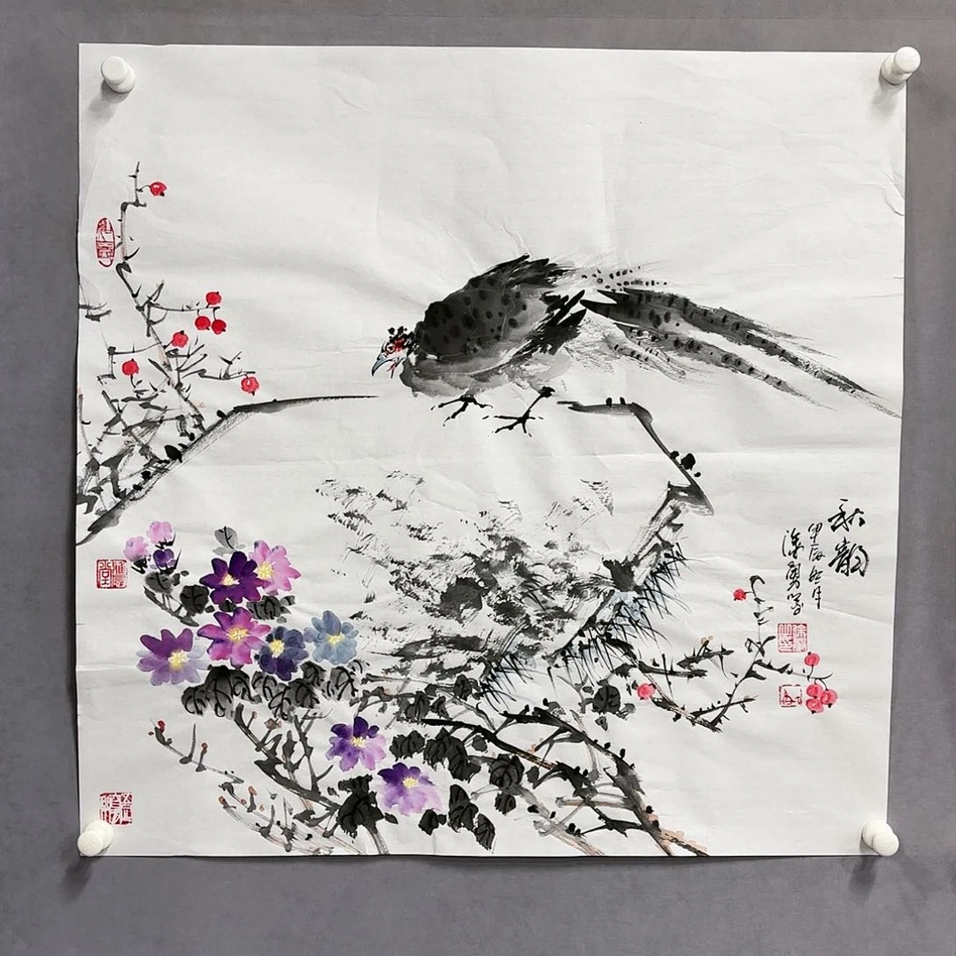 国画国画纯手绘作品请放心去藏