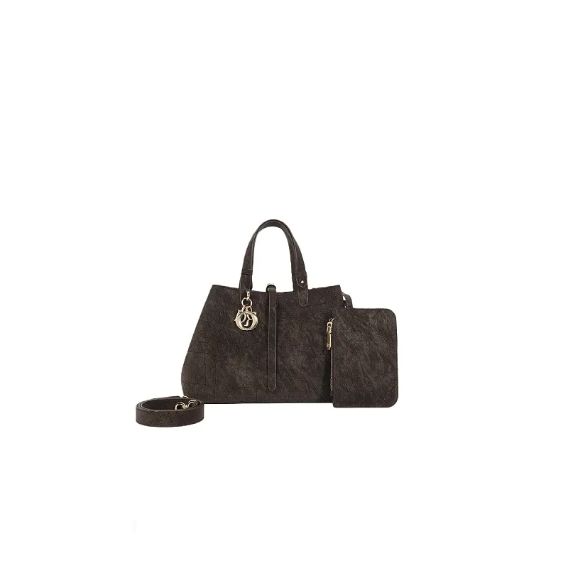 当季新款高级感时尚简约手提女士单肩包4851咖啡