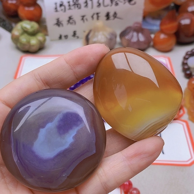 【闪购商品】未镶嵌玛瑙/玉髓珠宝半成品晴****)