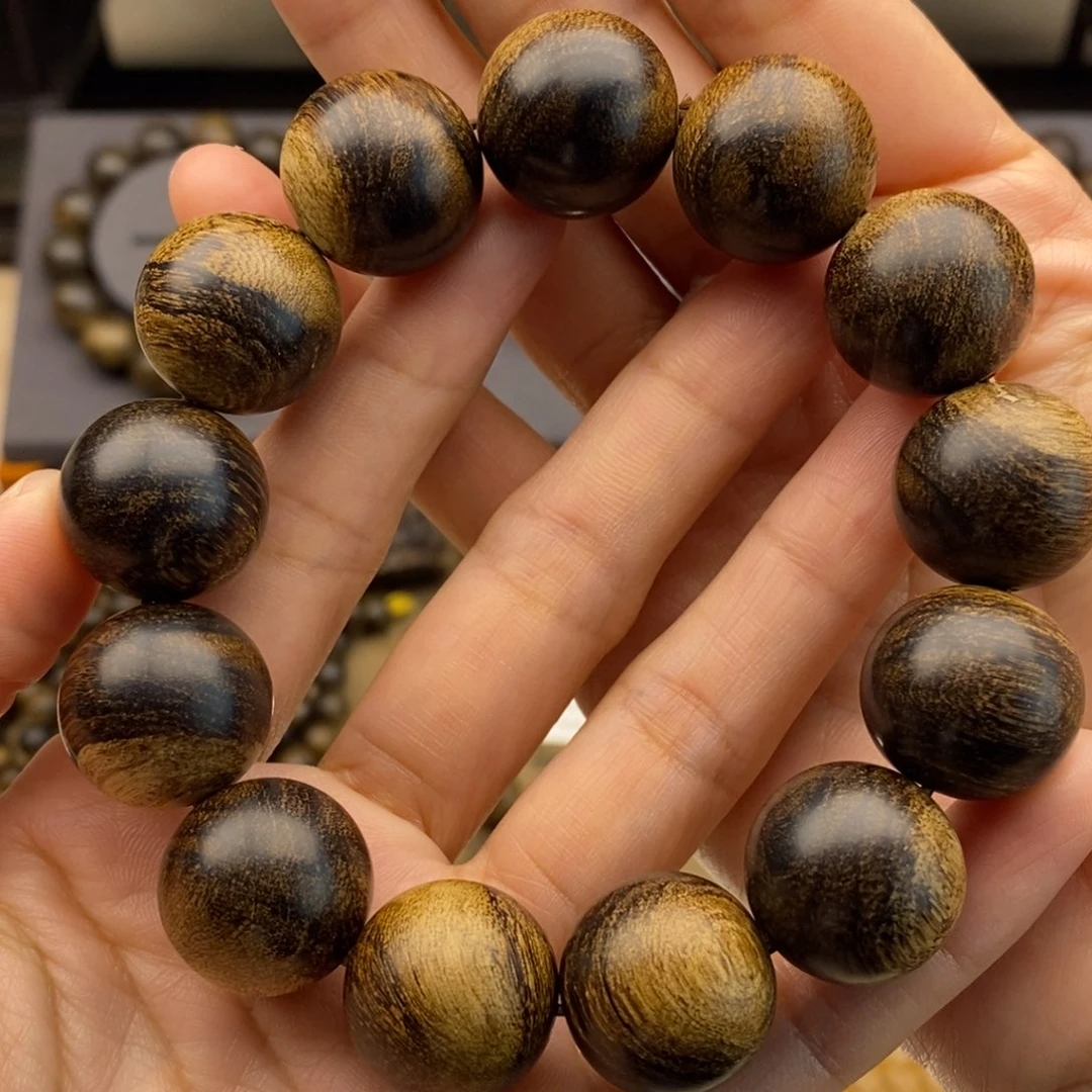 沉香手串H****s越南芽庄白棋瘤疤1.8