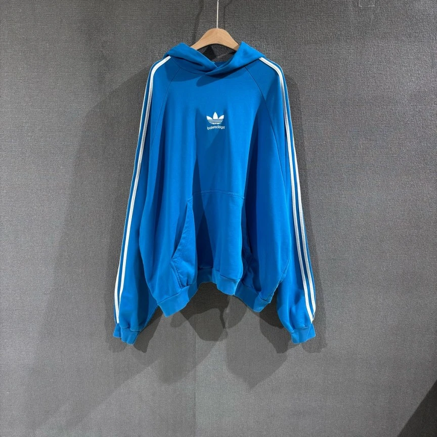 99新 Balenciaga/巴黎世家 （pm）三叶草帽衫卫衣 2码/0495