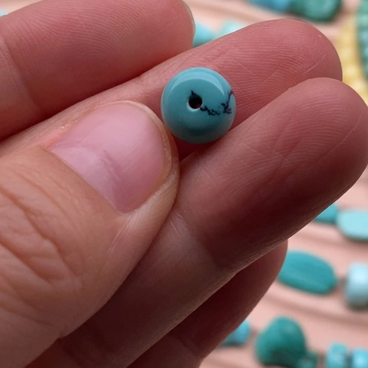 绿松石未镶嵌挂件