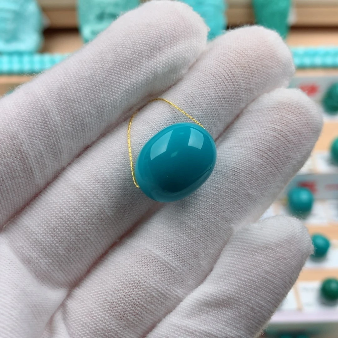 肖***靖绿松石未镶嵌发饰