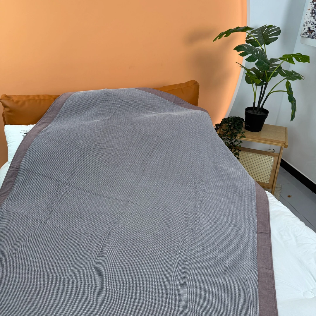 【小格灰色】床盖130*180