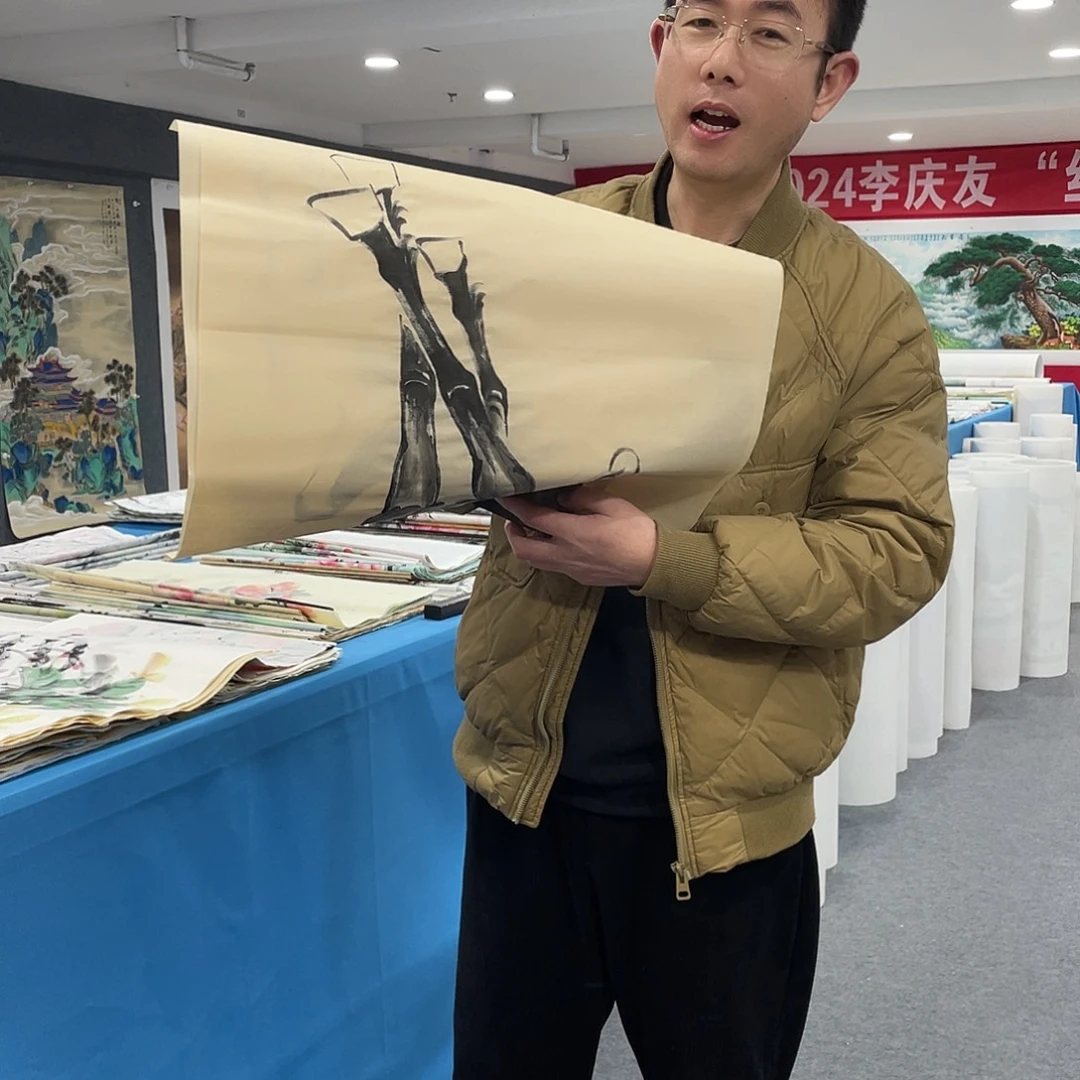 国画今天上午国画作品展示