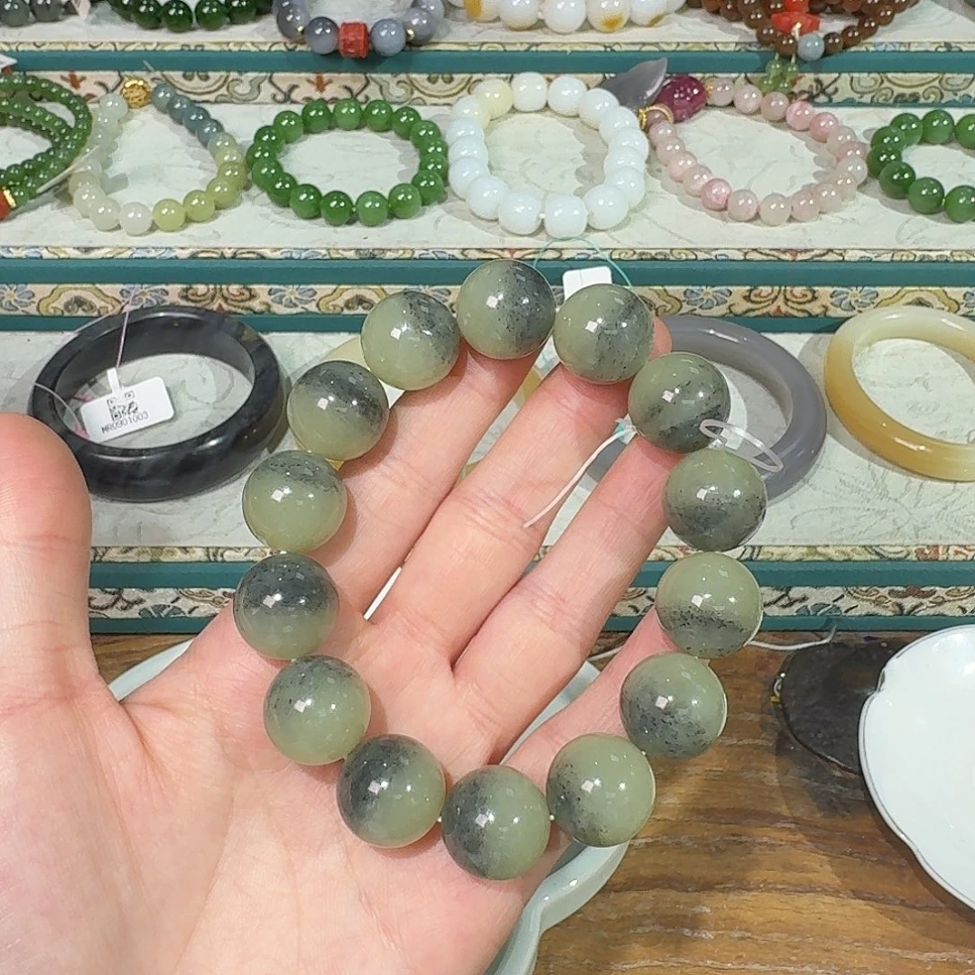 和田玉未镶嵌手链