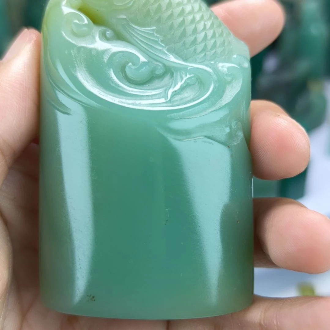 昌化石印石梅子青印章