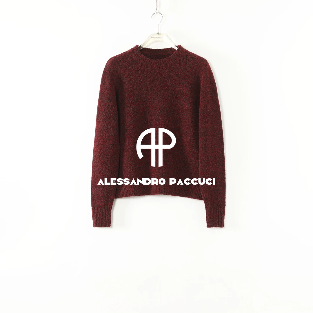 AP洛哥53188ST【秋冬信号】绵羊毛圈圈纱圆领时尚百搭长袖套头衫