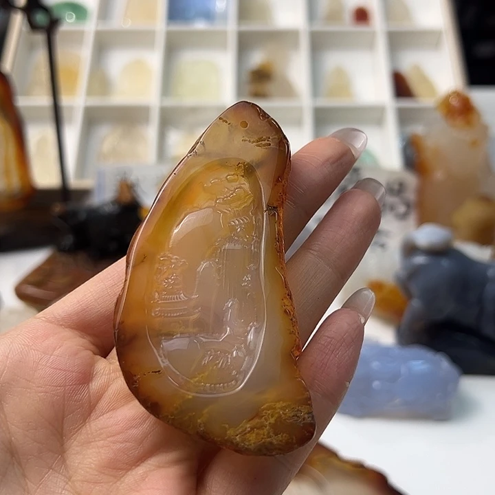 玛瑙/玉髓颈饰合金