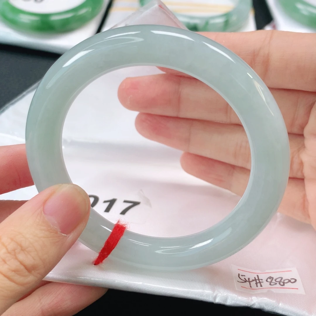 未镶嵌手镯翡翠缅甸圆54