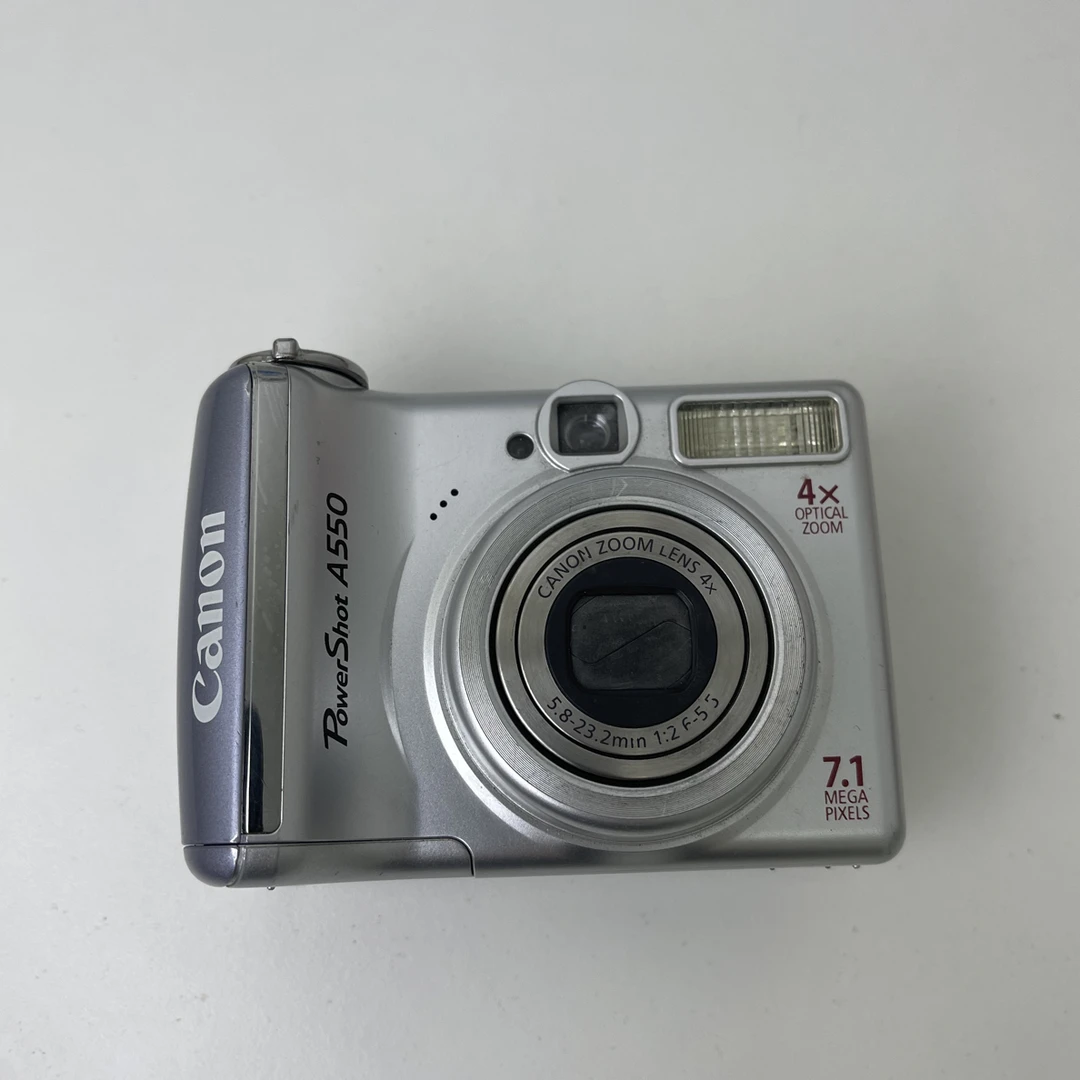 95新 Canon/佳能  a550复古清冷感人像相机700w像素五号电池自备