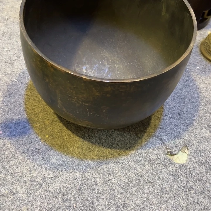 雪***鹰黄铜摆件，文房摆件