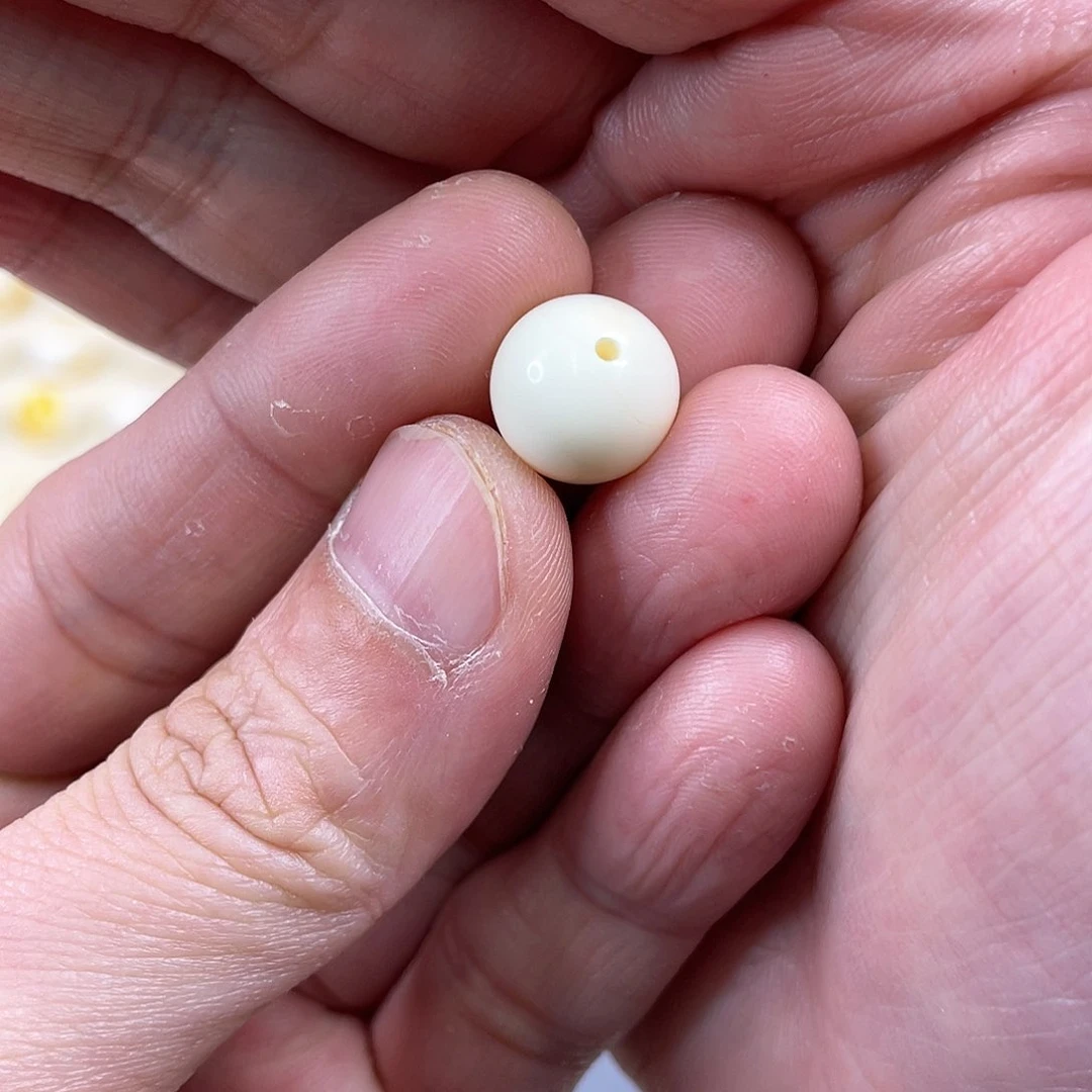 未镶嵌琥珀裸石w**.12白蜡圆珠