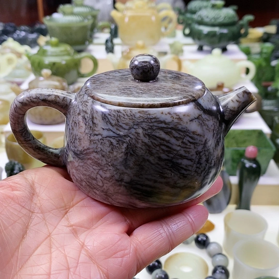 和田玉茶壶未镶嵌