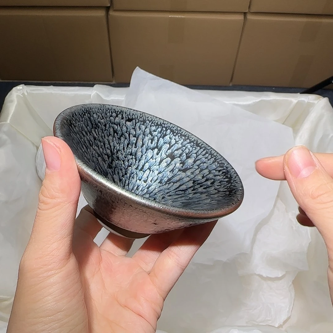 茶盏微瑕建盏，介意勿拍